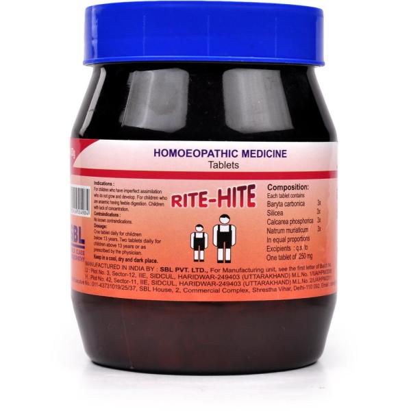 SBL Rite Hite Tablet 450 gm - Speciality Medicine