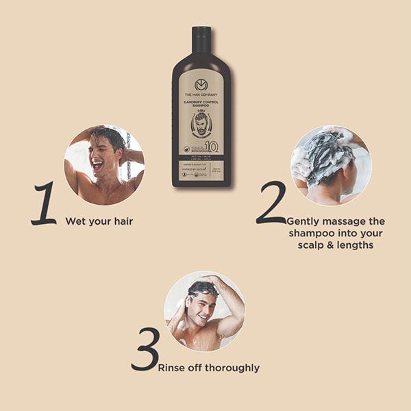 The Man Company 2-in-1 Anti Dandruff Shampoo & Conditioner for Men 200 ml - Shampoos