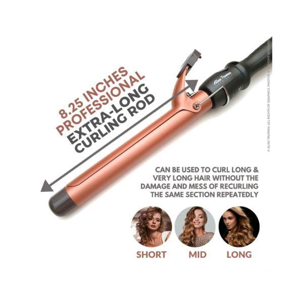 Alan Truman Gold Ceramic Curler - 25 mm 1's - Rollers & Curlers