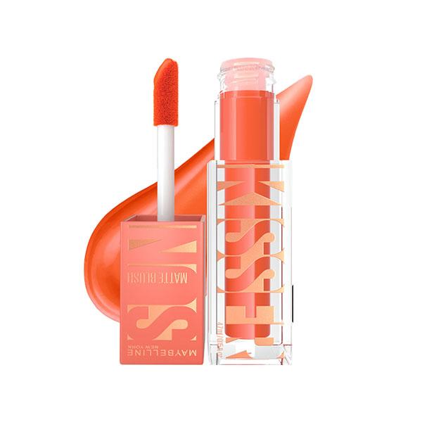 Netmeds | Maybelline New York Sunkisser Hazy Matte Blush, 12H longwear, Peachy Quench 48.2 gm