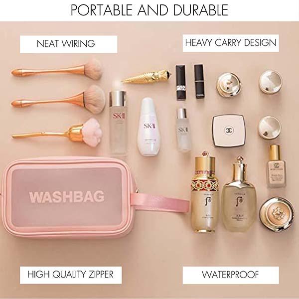 Allure Washable Cosmetic Small Bag Color Pink 1's - Makeup Bags & Cases