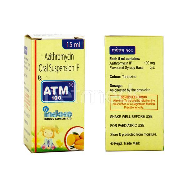 ATM 100mg Suspension 15ml - Bacterial Infections-Mac
