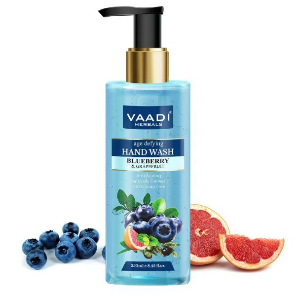 Netmeds | Vaadi Herbals Age Defying Blueberry & Grapefruit Hand Wash 250 ml