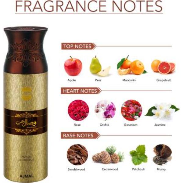 Ajmal 1 Distraction For Men & Women, 1 Ajmal Sacrifice II For Him For Men And 1 Wisal Dhahab For Men High Quality Deodorants Each Combo (Pack Of 3) 600 ml - Perfumes (Edt/Edp)