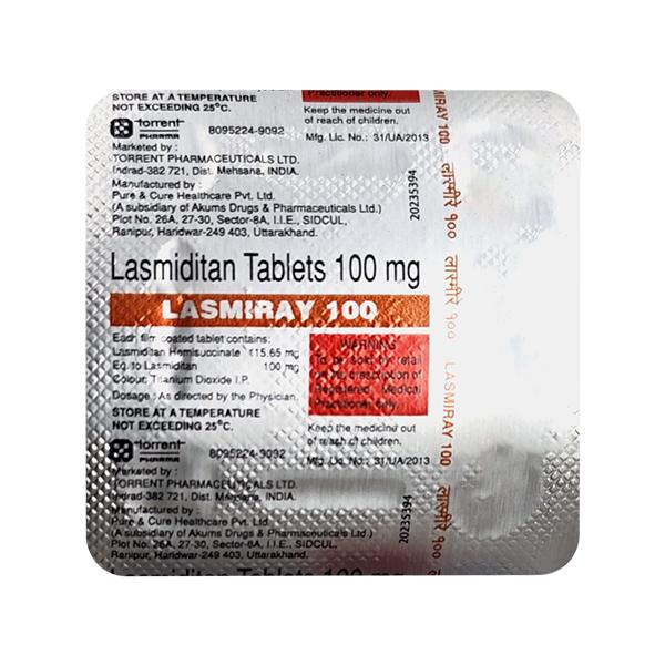 Netmeds | LASMIRAY 100mg Tablet 4's