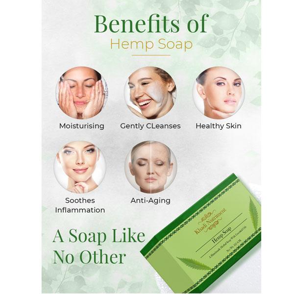 Nutriment, Khadi Nutriment Hemp Soap 125 gm - Soaps