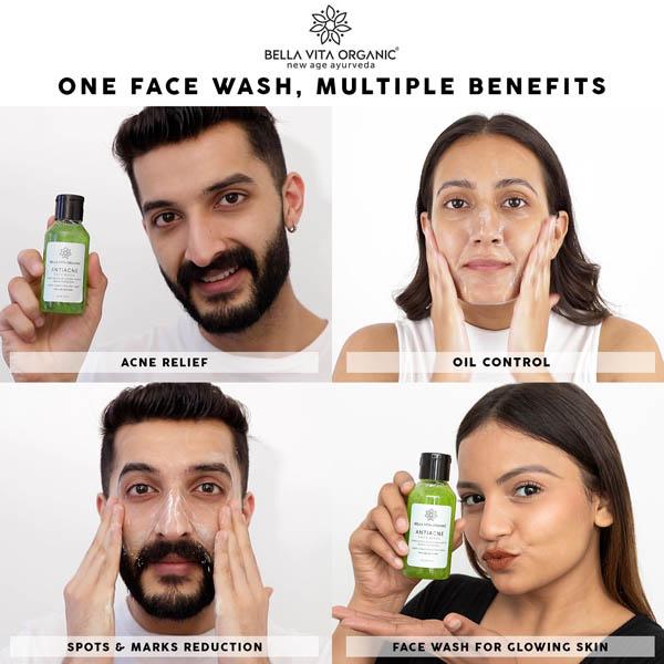 Bella Vita Organic Anti Acne Face Wash 115 gm - Face Wash & Cleansers