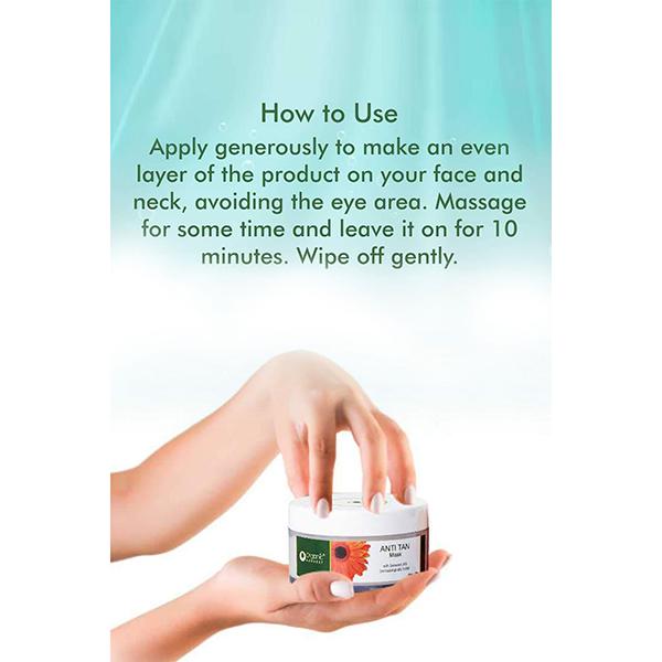Organic Harvest Anti Tan Face Mask 50 gm - Masks & Peels