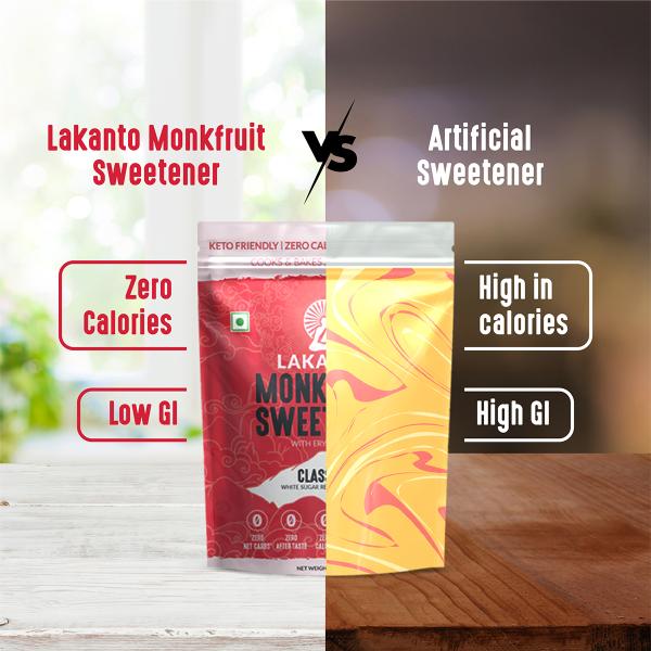 Lakanto Monkfruit Sweetener - Classic (Pack Of 2 x 200 g) 1's - Sugar Substitutes (Fitness)