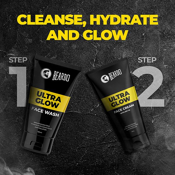 Beardo Ultraglow Face Wash 100ml - Face Washes