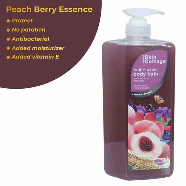 Skin Cottage Bath + Scrub (Peach) 1000 ml - Scrubs & Exfoliants