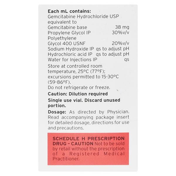 Gemita 200mg Injection 1's - Cancer Oncology-Cyt
