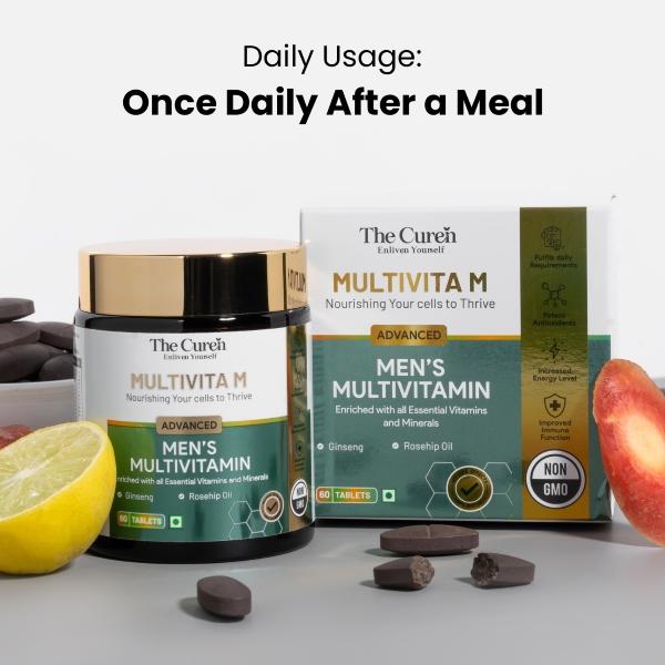 The Curen Multivita M Advanced Men'S Multivitamin Tablet 60's - Multi-Vitamins