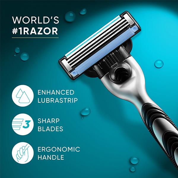 Gillette Mach 3 Cartridge 12's - Razors & Cartridges