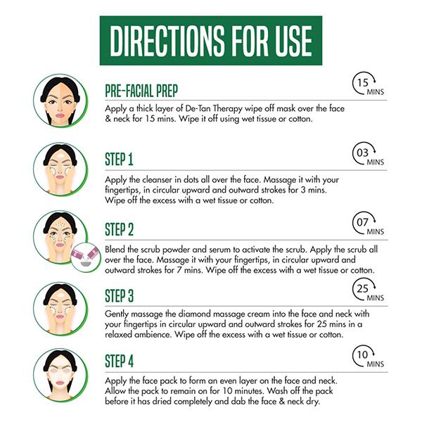 Nature's Essence Advanced Brightening Diamond Kit 230 gm - Facial Kits