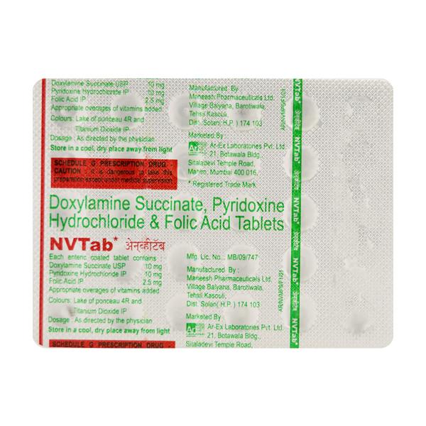 NVTAB Tablet 30's - Vomitting/Emesis-Ant