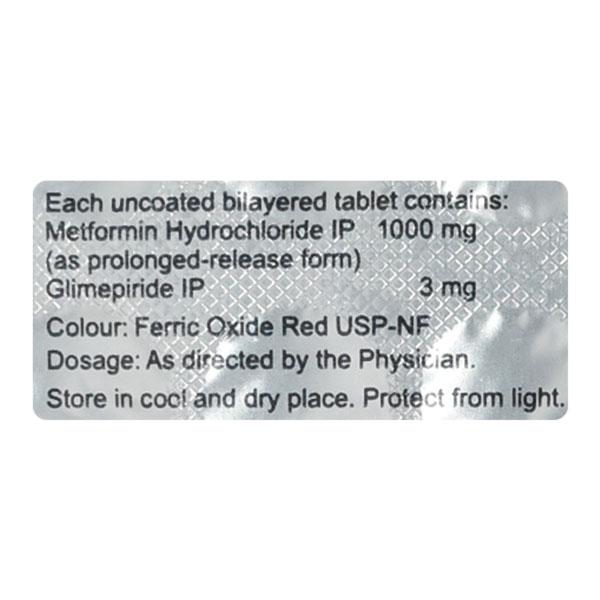 Geminor M3 Forte Tablet 15'S - Diabetes-Ant