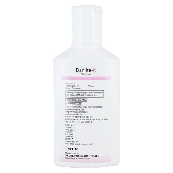 DANLITE K Shampoo 50ml - Skin Infections-Taa