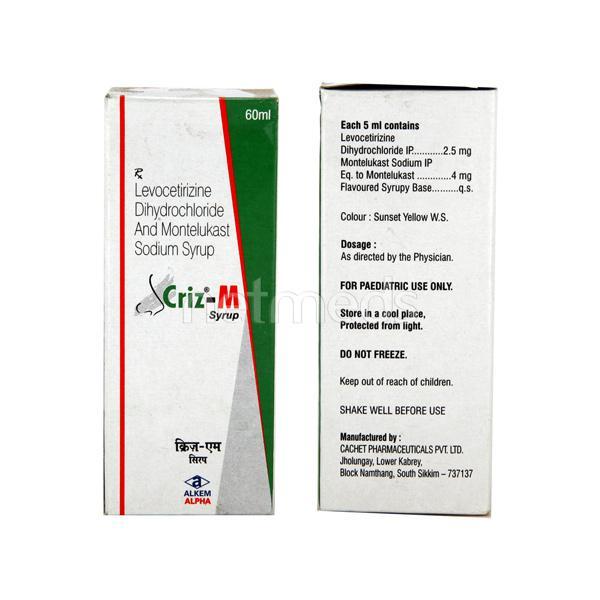 Criz M Syrup 60ml - Asthma/COPD-Ast