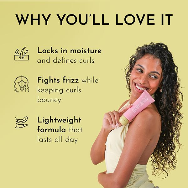 Fix My Curls, Curl Defining Hair Gel Enriched with Sunflower Oil and Keratin for Curly, Wavy, and Weak Hair 100 gm - Hair Sets & Kits