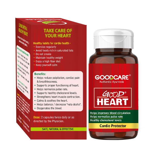 Goodcare Good Heart Herbal Heart Care Capsule 60's - Speciality Medicines