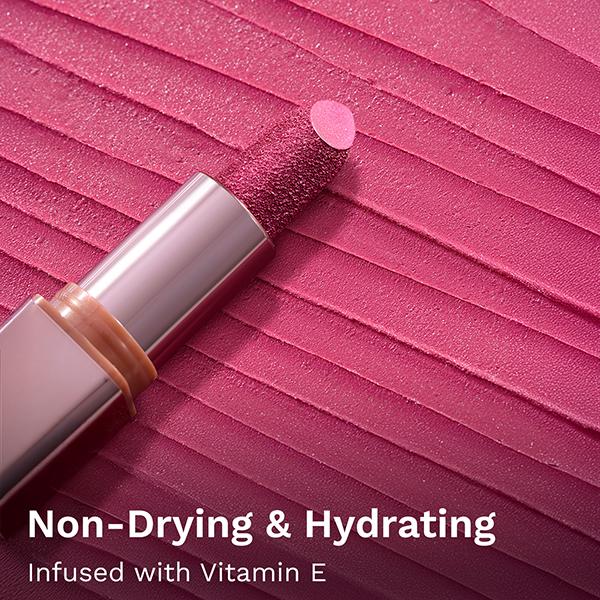 Pilgrim Glitter Lipstick Arabian Nites-04 Luxurious 3-D Glitter Formula With Matte Finish pink / red 4.2 g - Lipsticks