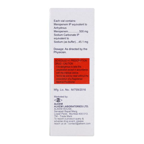 Merosure 500mg Injection 1's - Bacterial Infections-OBL