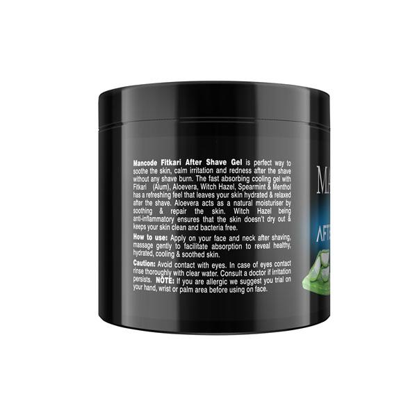Mancode Fitkari After Shave Gel Cool Antiseptic Formula 100 gm - Shaving Gels