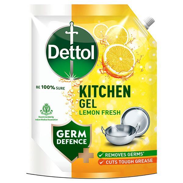 Netmeds | Dettol Kitchen Gel - Lemon Fresh(Refill Pack) 1500 ml