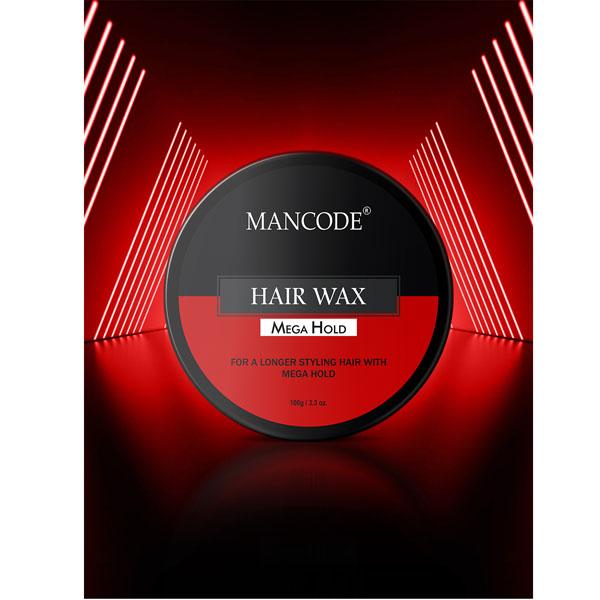 Mancode Mega Hold Hair Wax 100 gm - Hair Gels & Waxes