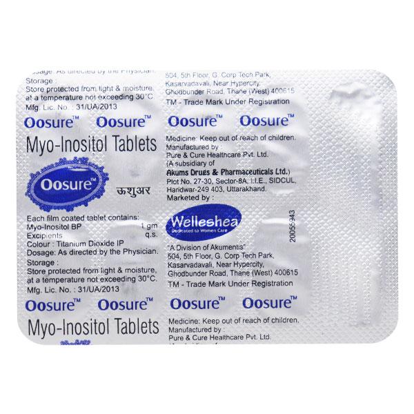 Oosure Tablet 10'S - Supplements-Vam