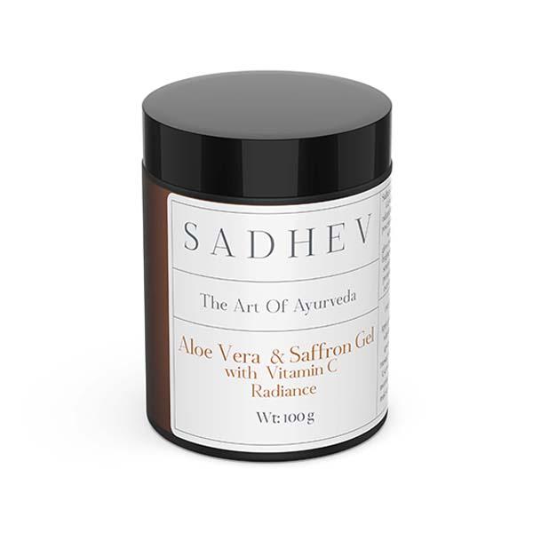 Sadhev Aloe Vera & Saffron Gel with Vitamin C 100 g - Face Moisturizers