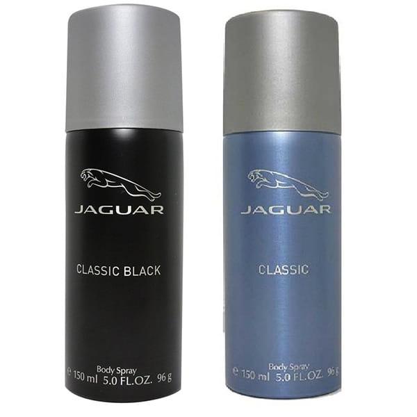 Jaguar Classic Black + Classic Deo Combo Set - Pack of 2 300 ml - Deodorants/Roll-Ons