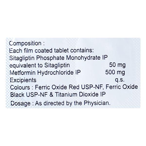 EMSITA M 50/500 Tablet 10's - Diabetes-Ant