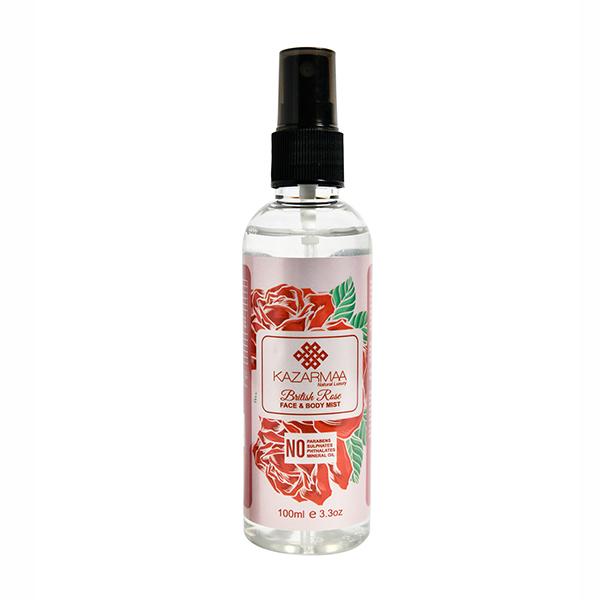 Kazarmaa British Rose Face & Body Mist 150 ml - Face Mists