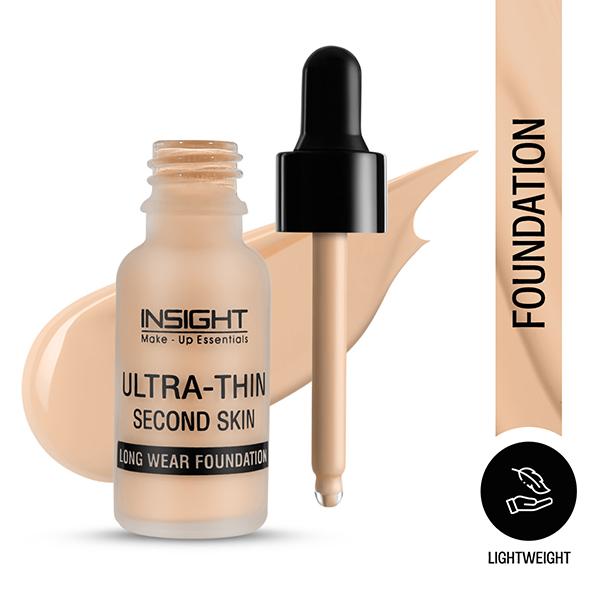 Netmeds | Insight Cosmetics Ultra-Thin Second Skin Long Wear Foundation - LN10 20 ml