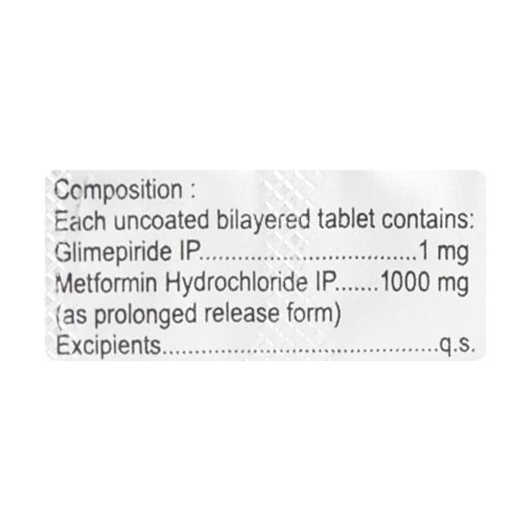 Glimisave M1 Forte Tablet 15'S - Diabetes-Ant