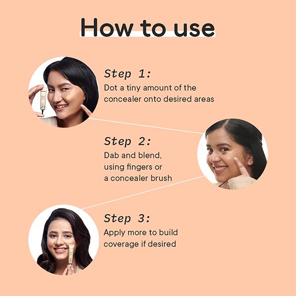 Quench Botanics Mesmerice Brightening Concealer - Medium 10 ml - Concealer