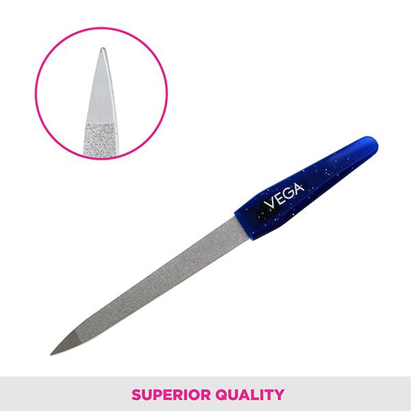 Vega Nail File, Blue, (VC2NF5-Bl) 2's - Nail Care