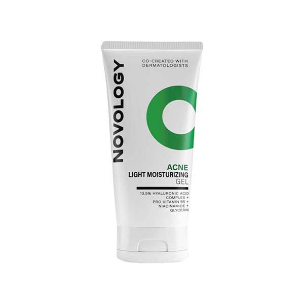 Novology Acne Light Moisturizing Gel for Oily, Acne Prone Skin - Upto 100 Hours of Hydration 50 gm - Face Moisturizers