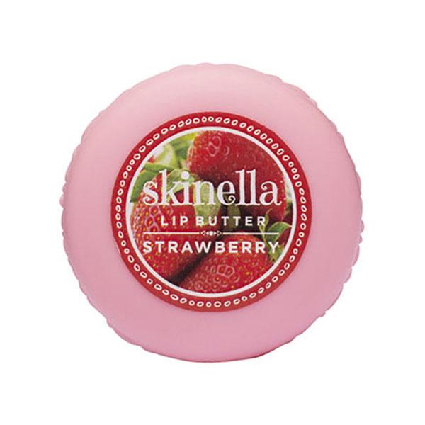 Skinella Strawberry Lip Butter 10 gm - Lip Balms