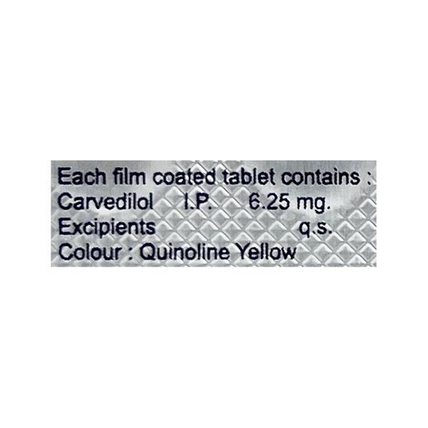 CARELOL 6.25MG TABLET 10'S - Hypertension-Bet