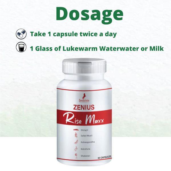 Zenius Rise Maxx Capsule 60's - Other Supplements