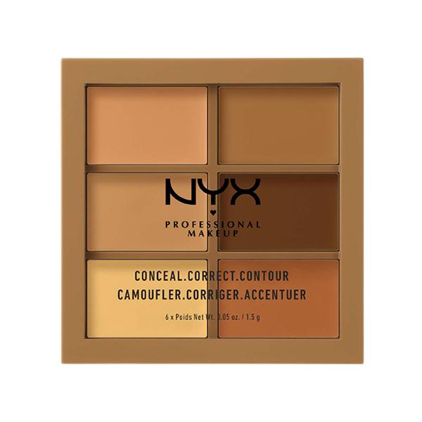 Netmeds | Nyx Professional Makeup Conceal, Correct, Contour Palette - 3 CP03 Deep,Profond 9 gm