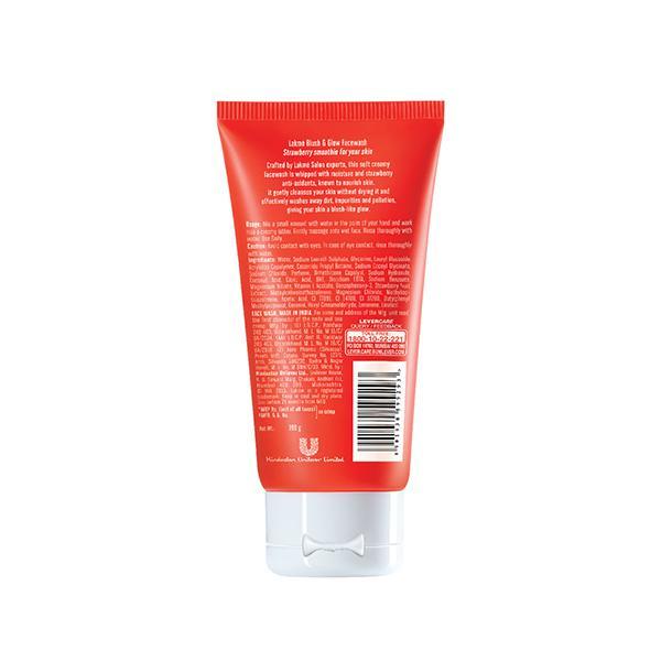 Lakme Strawberry Creme Face Wash 100 gm - Face Wash & Cleansers