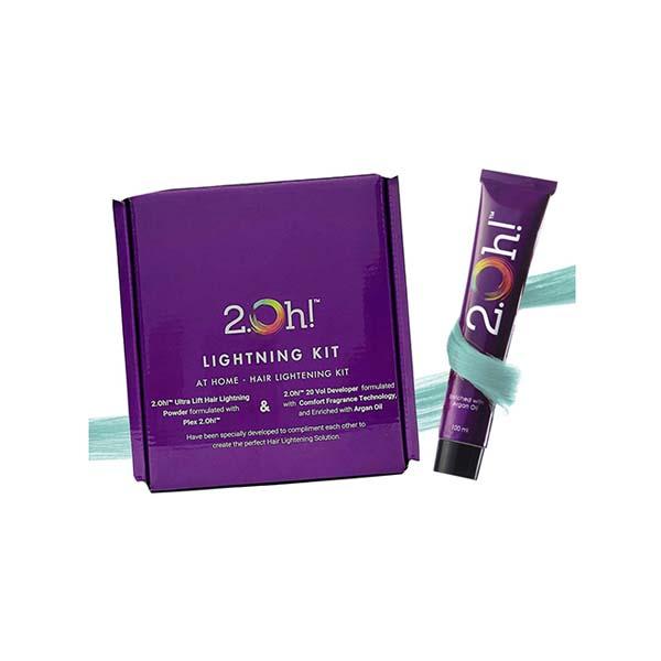 Netmeds | 2.Oh! Semi Permanent Hair Color + Lightning Kit - Tropical Blue Combo 1's