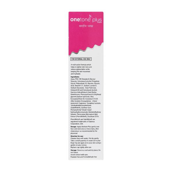 Onetone Plus Cream 20gm - Hyperpigmentation-Oth