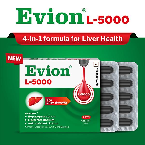 EVION L 5000 NUTRACEUTICAL Capsule 15's - Supplements-Vam