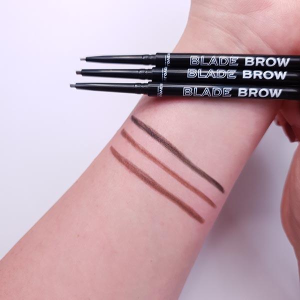 Makeup Revolution Blade Brow Pencil Dark Brown 0.1 gm - Eyebrow Pencils & Enhancers