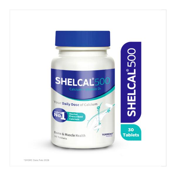 Netmeds | Shelcal 500 Calcium+Vitamin D3 Tablet 30's